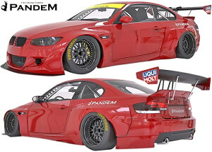 【M's】E92 BMW 3シリーズ 前期 (2006y-2010y) PANDEM ワイドボディキット 10点 FRP製 TRA京都 パンデム エアロ フルキット フルエアロ エアロキット エアロセット ロケットバニー ロケバニ ワイドフェン