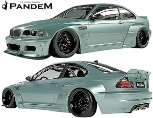 yM'szE46 BMW M3 N[y (2000y-2006y) PANDEM Ch{fBLbg 4_ (FL+LS+FF+RF) 3V[Y FRP TRAs pf GA tLbg tGA GALbg GAZbg Pbgoj[ Poj