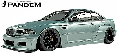 楽天市場】【M's】E46 BMW M3 クーペ (2000y-2006y) PANDEM フロント
