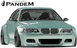 yM'szE46 BMW M3 N[y (2000y-2006y) PANDEM tgbvX|C[+bvXe[ 2_Zbg 3V[Y FRP TRAs pf GA Pbgoj[ Poj tgX|C[