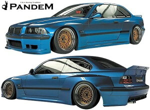 【M's】E36 BMW 3シリーズ クーペ (1990y-2000y) PANDEM ワイドボディキット 6点SET FRP製 TRA京都 パンデム エアロ フルキット フルエアロ エアロキット エアロセット ロケットバニー ロケバニ ワイドフ