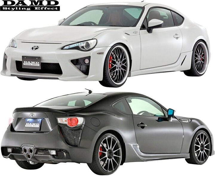 楽天市場 M S トヨタ 86 Zn6 12 3 Damd Lft 86 エアロキット 4点 F S R Em Frp製 Toyota ハチロク 前期 後期 Dba Zn6 ダムド スタイリングエフェクト エアロ フルエアロ フルキット エアロセット エムズパーツshop 楽天市場店