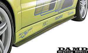 【M's】三菱 ランサーエボリューション8/8.5/9 CT9A (2003.1-) DAMD サイドエクステンション 左右 CARBON カーボン ダムド エアロ ランエボ ランエボ8 ランエボ9 ランエボIX エボ8 エボ9 EVO EVO8 EVO9 ワイス
