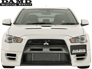 【M's】三菱 ランサーエボリューションX CBA-CZ4A (2007.10-) DAMD フロントハーフスポイラー//CARBON製 カーボン ダムド エアロ フロントスポイラー リップスポイラー MITSUBISHI ミツビシ ランエボX