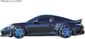 【M's】ポルシェ 911 991 TURBO/TURBO-S (前期) ARTISAN SPIRITS O.F.K Edition サイドスポイラー//FRP アーティシャンスピリッツ アーティシャン アーテシャン カスタム エアロ サイドステップ サイドスカ