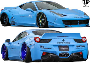 �yM's�z�t�F���[�� 458�C�^���A(2009y-2015y) Liberty Walk LB-WORKS �R���v���[�g�{�f�B�L�b�g 5�_(Full Bumper type)�^�^CFRP+FRP ���o�e�B�[�E�H�[�N ���o�e�B�E�H�[�N ���o�e�B�[ ���o�e�B ���C�h�{�f�B �I