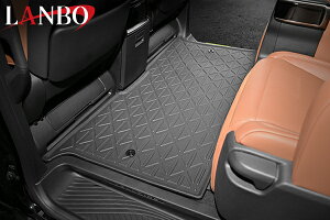 【M's】 トヨタ アルファード ヴェルファイア AAHH40W 45W AGH40W 45W LANBO 3Dデュアルフロアマット 2列目用 前方席用 LM190 フロアマット マット TOYOTA エラストマー(TPE) ランボ 社外品 汚れ防止 丸洗