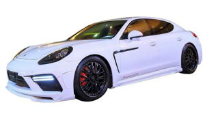【M's】ポルシェ 970 後期 Panamera GTS/ターボ (14y-/ショートボディ) ARTISAN SPIRITS製 SPORTS LINE ARS フルエアロ 3点KIT // Porsche パナメーラ アーティシャンスピリッツ フロントバンパー/サイドアン