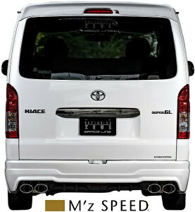 yM'szg^ 200n nCG[X / WAXG[X (2013/12 -) M'z SPEED GRACE LINE Aop[X|C[ FRP GA GAp[c JX^ GYXs[h M's SPEED TOYOTA HIACE KDH200 TRH200 200nCG[