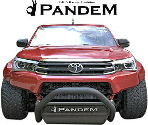 【M's】トヨタ ハイラックス GUN125 (H29.9-R2.7) PANDEM フロントバンパー パンデム エアロ カスタム シンプル HILUX 125ハイラックス ロケットバニー ロケバニ