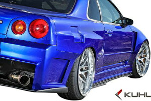 yM'szY R34 GT-R (1999y-2003y) Kuhl Racing I[o[tF_[Lbg^^N[[VO FRP SG GA ChtF_[ N[ JX^ jbT NISSAN XJCC GTR G-TR h