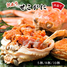 鳥取県賀露港産 【訳あり】 浜ゆでせこガニ 約100g 5杯/8杯/10杯 送料無料 着日指定不可 親ガニ せいこがに 香箱ガニ 松葉ガニ せこがに セコガニ 松葉がに かに