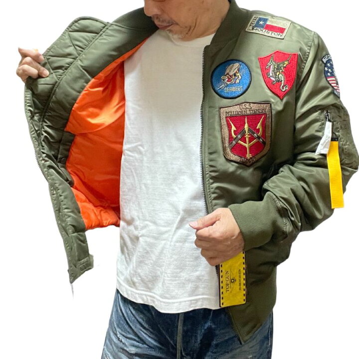 楽天市場】【10%OFF】【 TOPGUN 】MA-1 フライトジャケット トップガン