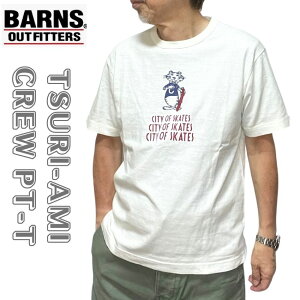 �y BARNS �z �o�[���Y �A�E�g�t�B�b�^�[�Y BR-23250 �ݕ҂� �v�����g S/S ���� T�V���c �r���e�[�W�� �ݕ҂� �ۓ� �N���[�l�b�N �����Y �u�����h �A���J�W �o�C�J�[ �~���^���[ ��l��T�V���c ���{