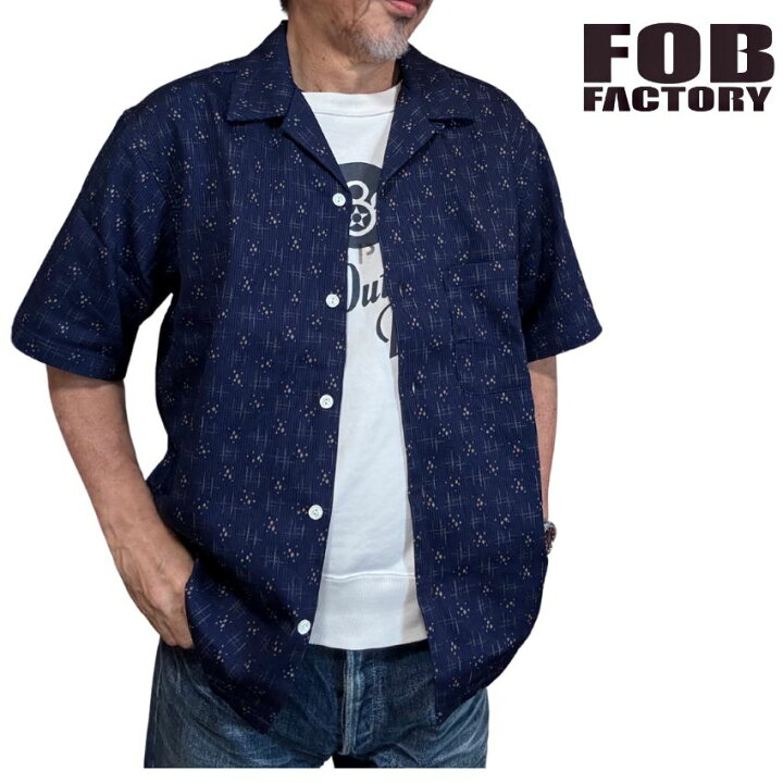 楽天市場】【 FOB 】 FOBファクトリー F-3500 ID HOLIDAY SHIRT 