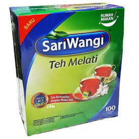 SariWangi Teh Melati BALI お土産 人気 紅茶 ティーバッグ おすすめ tea ジャワ島 茶葉 ジャワティー ジャスミンティー【100パック入り】