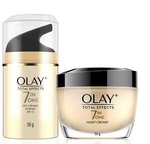 �u �T���L���[ �N�[�|�� 5% OFF !�v�s�[�A���h�W�[ �I���C �g�[�^���G�t�F�N�g 7 IN ONE �m�[�}�� �f�C�N���[��50g�{�I���C �g�[�^���G�t�F�N�g7 IN ONE �i�C�g�N���[�� 50g OLAY TOTAL EFFECTS 7IN ONE NORMAL