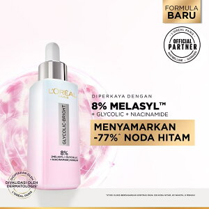 �u �T���L���[ �N�[�|�� 5% OFF !�v �����A���p���iLoreal Paris�j GLYCOLIC-BRIGHT ANTI-DARK SPOT Brightening Serum 8% 30ml ���� �G�b�Z���X ���� ���e�t �g�[���A�b�v �n�� �c�� ������ �S���� �g���x�� �X�^�[