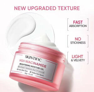 �u �T���L���[ �N�[�|�� 5% OFF !�v Skintific MSH Niacinamide Brightening Moisturizer Gel 30g �X�L���e�B�t�B�b�N �j�L�r �A�N�l ���r�� �V�~ �� �z���C�g�j���O �g�[���A�b�v �n�� �c�� ���� �A�W�A���R�X�� 