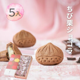 和菓子 ギフト 御礼 プチギフト 個包装　配る お菓子 スイーツ 誕生日 内祝 御祝 チョコ 焼き菓子 / ちび栗ショコラ　5入