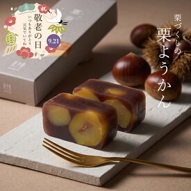 【敬老の日ギフト】栗がゴロゴロ 栗ようかん 栗入り羊羹 和菓子 栗スイーツ 羊羹 個包装 ギフト プレゼント 贈り物 おじいちゃん おばあちゃん 岐阜 恵那 老舗 良平堂