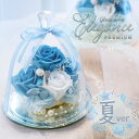 夏モデル大好評 プリザーブドフラワー ガラスドーム エレガンス プレミアム 誕生日 母の日 結婚祝い 結婚記念日 プレゼント ギフト フラワー ブリザードフラワー ブリザード 花 還暦祝い 贈り物 女性 お祝い 結婚式 ブリザーブド ブリザーブドフラワー バラ 枯れない 花