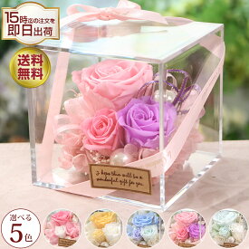 冬モデル大好評 クリアケース入り プリザーブドフラワー ギフト プレゼント 誕生日 退職祝い 結婚祝い 結婚記念日 ブリザード プリザーブド フラワー 花 バラ ローズ カーネ 記念日 贈り物 お祝い ブリザードフラワー ブリザーブドフラワー カーネーション 女性 クリスマス
