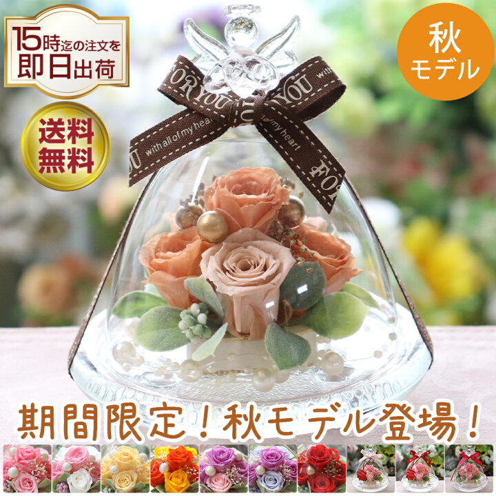 楽天市場 プリザーブドフラワー 誕生日 結婚祝い ギフト プレゼント 誕生日プレゼント 母 彼女 結婚記念日 両親 退職祝い 電報 結婚式 還暦祝い お祝い 祝い お返し 贈り物 おしゃれ 人気 女性 花 バラ お供え 仏花 お悔やみ ドーム プリザーブド フラワー ペット 犬