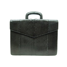 ボッテガヴェネタ（BOTTEGA VENETA）パイソンビジネスバッグ221513【中古】程度SA【smtb-m】