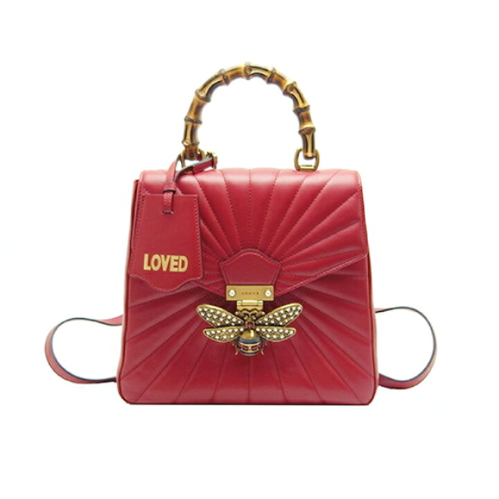 楽天市場】グッチ（GUCCI）クイーンマーガレットバンブーバックパック 