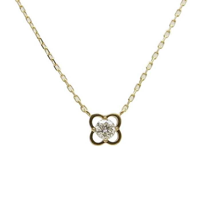 楽天市場】アーカー(AHKAH)ロゼフラワーネックレスK18 0.8g【中古  