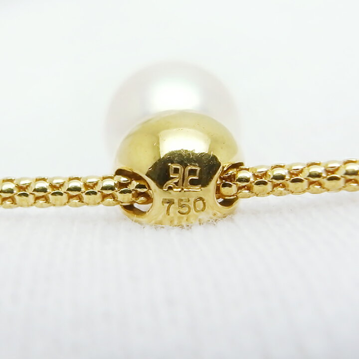 楽天市場】クレージュ(Courreges)アコヤ真珠ネックレスK18/750 6.7mm  