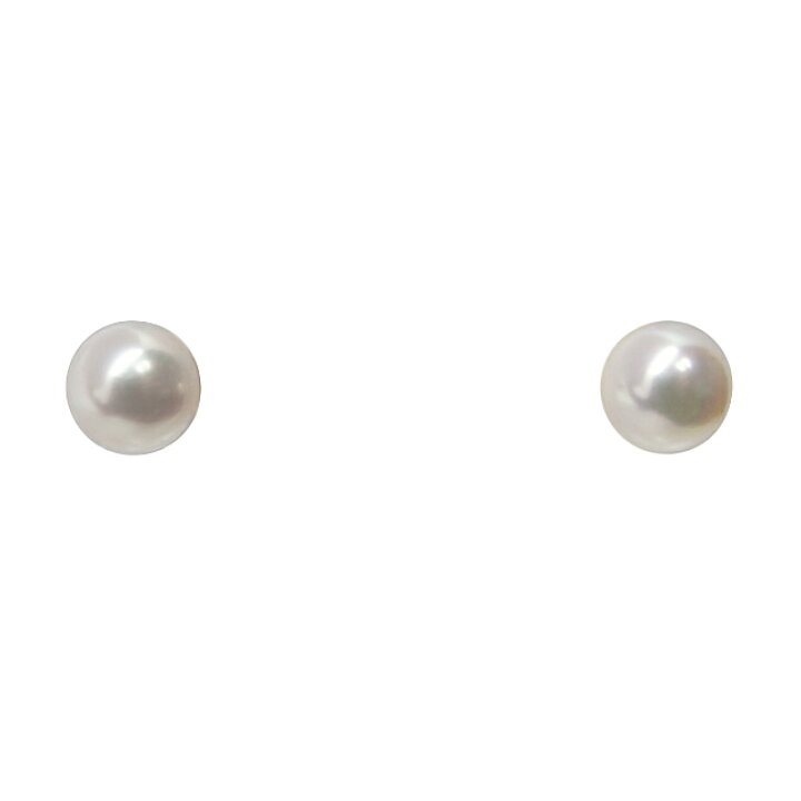楽天市場】ミキモト(MIKIMOTO)アコヤ真珠ピアスK18 7.35mm 2.0g【中古  