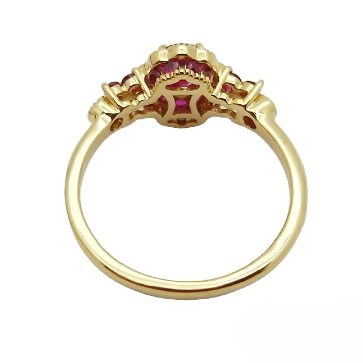 楽天市場】GSTVルビーリングK18 0.90ct 3.3g【中古】程度SA 