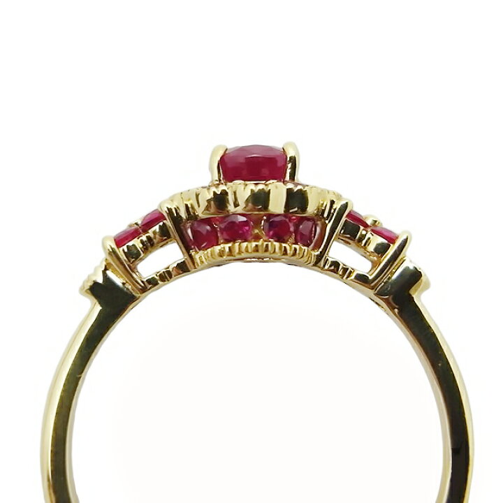 楽天市場】GSTVルビーリングK18 0.90ct 3.3g【中古】程度SA 