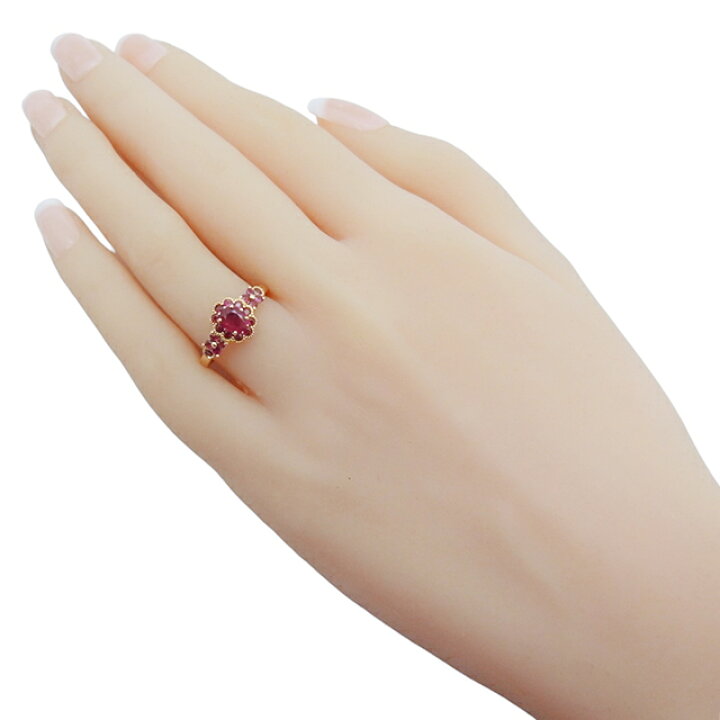 楽天市場】GSTVルビーリングK18 0.90ct 3.3g【中古】程度SA 