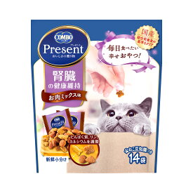 コンボ　プレゼント　キャット　おやつ　腎臓の健康維持　42g お肉ミックス味 日本ペットフード COMBO 成猫用
