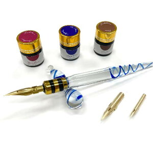 タチカワ【メール便不可】タチカワプレミアムセットスパイラル【ガラスペン】【ギフト】【おしゃれ】【綺麗】