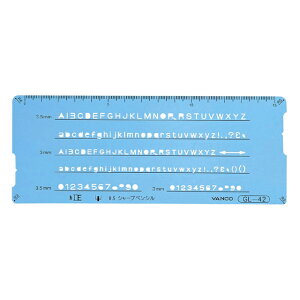 バンコ GL-40型定規 テンプレートGL-42 10542