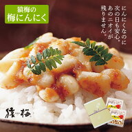 梅にんにく（200g）手土産用 次の日もニオイがしない無臭にんにく（2個までネコポス便でお届け）