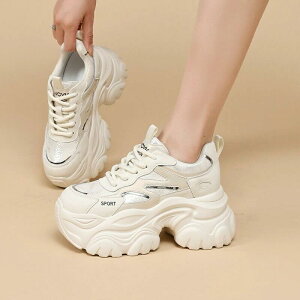 厚底 スニーカー レディース ローカット 8cm 厚手 コンフォート ダッドスニーカー スポーツシューズ きれいめ 靴 おしゃれ 細身 スニー