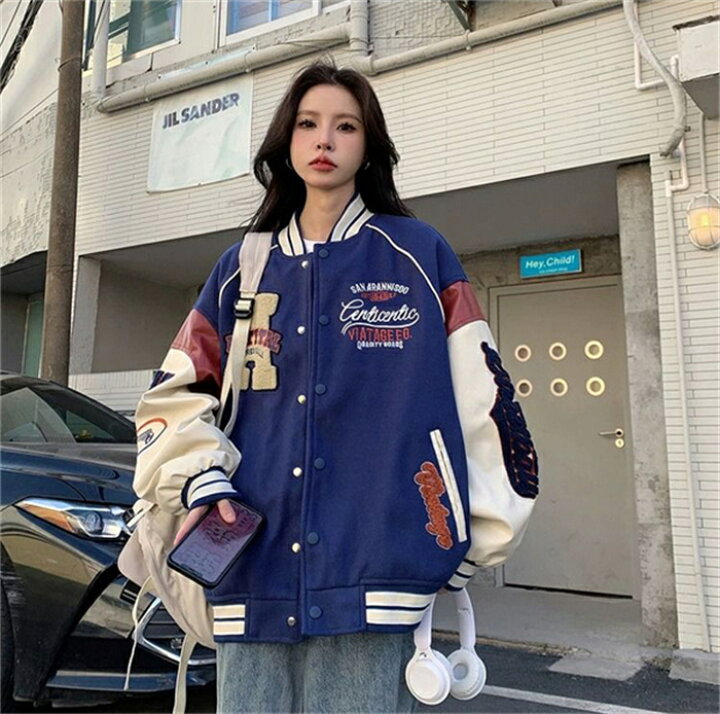 楽天市場】送料無料 スタジャン レディース 野球服 ジャケット 大きい 