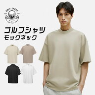 ゴルフシャツ ゴルフウエア モックネック メンズ 半袖 ゴルフTシャツ モックネックシャツ レディース 無…