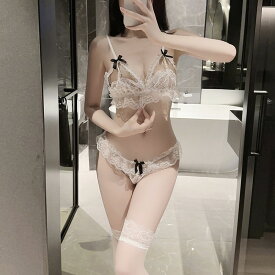 【期間限定! 20%OFF!よりどり3点で】セクシー ランジェリー ブラショーツ 上下セット セクシー下着 三角ブラ ブラ tバック ショーツ セット レディース 大人 ノンワイヤー 過激 ブラセット エロい インナー メール便