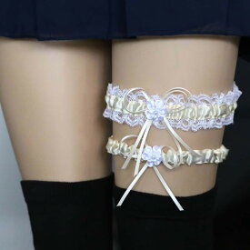 【期間限定! 20%OFF!よりどり3点で】ガーターリング セクシー下着 セクシーランジェリー セクシーな下着 セクシーショーツ 下着 Wレース 2連 レースデザイン キャット ガーターリング ウェディング ハロウィン コスプレ用小物 レッグアクセサリー 過激