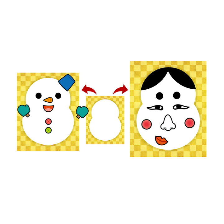 楽天市場 ふくわらい ゆきだるま 1個入 イベント お正月 正月 おかめ 福笑い ふく笑い 子供会 プレゼント おもちゃ ホビー 粗品 ゲーム こども会 子ども会 子供会 プレゼント 景品 イベント アーテック Artec 宅配便 名入れ記念品の店アンシャンテラボ