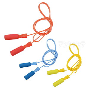 フィットグリップなわとび 全3色 赤 青 黄 1個入 / 玩具 おもちゃ 遊び 運動 体育 スポーツ キッズ 子供 体育 幼稚園 保育園 男の子 女の子 レクレーション 子供会 プレゼント 景品 イベント ア