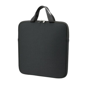 PCタブレット用クッションケース スクエア型 1個入 / パソコンバッグ PCバッグ ケース タブレットケース ビジネスバッグ 衝撃軽減 収納 11.6インチ カバン ポーチ 学校 授業 手提げ 正方形 持ち