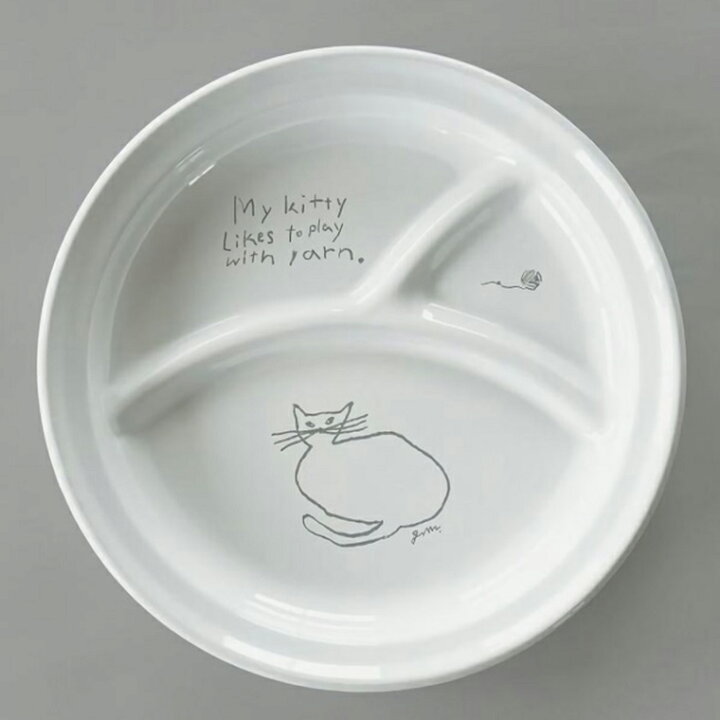 楽天市場 琺瑯プレート Cat L2111 ホーロー 琺瑯 ランチプレート ワンプレート プレート 仕切り皿 お皿 ほうろう 猫 ネコ ねこ 動物 アニマル ゆるかわ イラスト かわいい シンプル アクシス Axcis 宅配便 名入れ記念品の店アンシャンテラボ