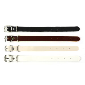 ゴルフネームプレート用ベルト 13×190mm 全4色 合成皮革 / タグベルト プレート用バンド キャディーバッグアクセサリー【ゆうパケット対応】